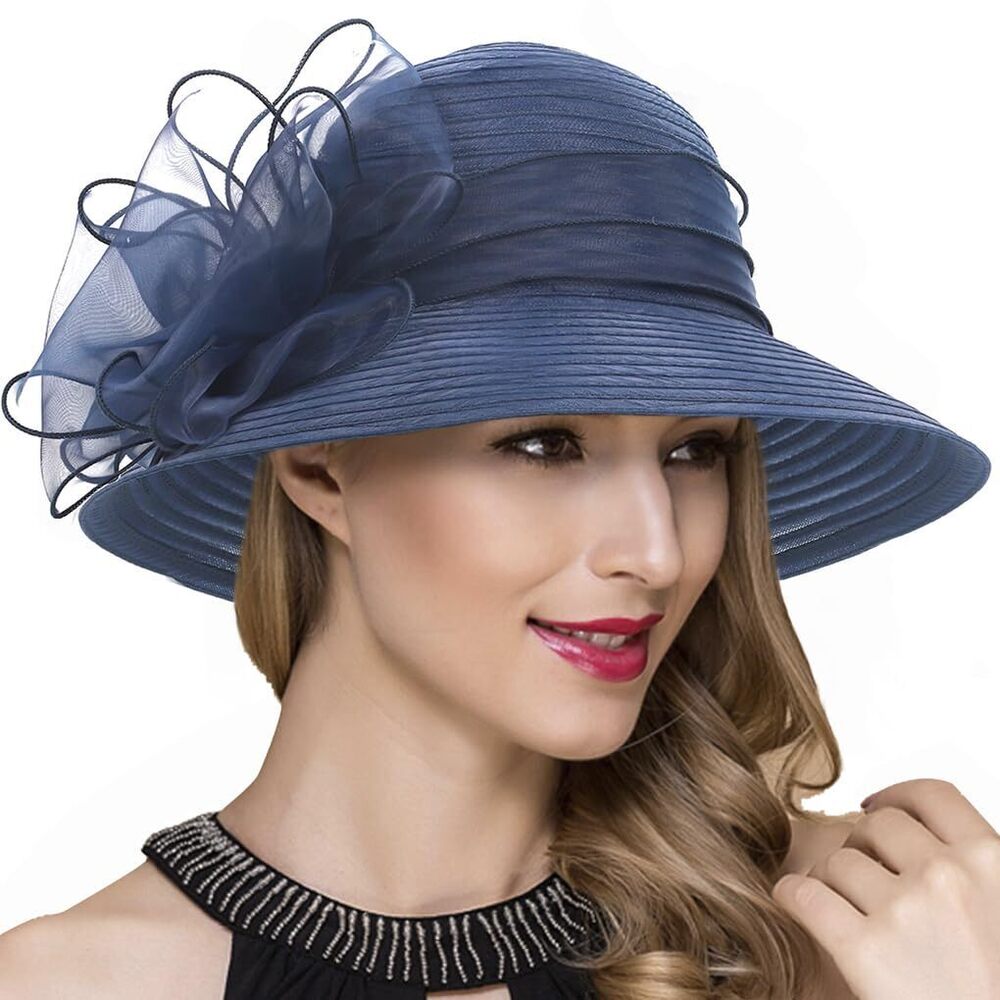 4281 Women Derby Church Dress Bucket Hat Fascinators Bridal Tea Party